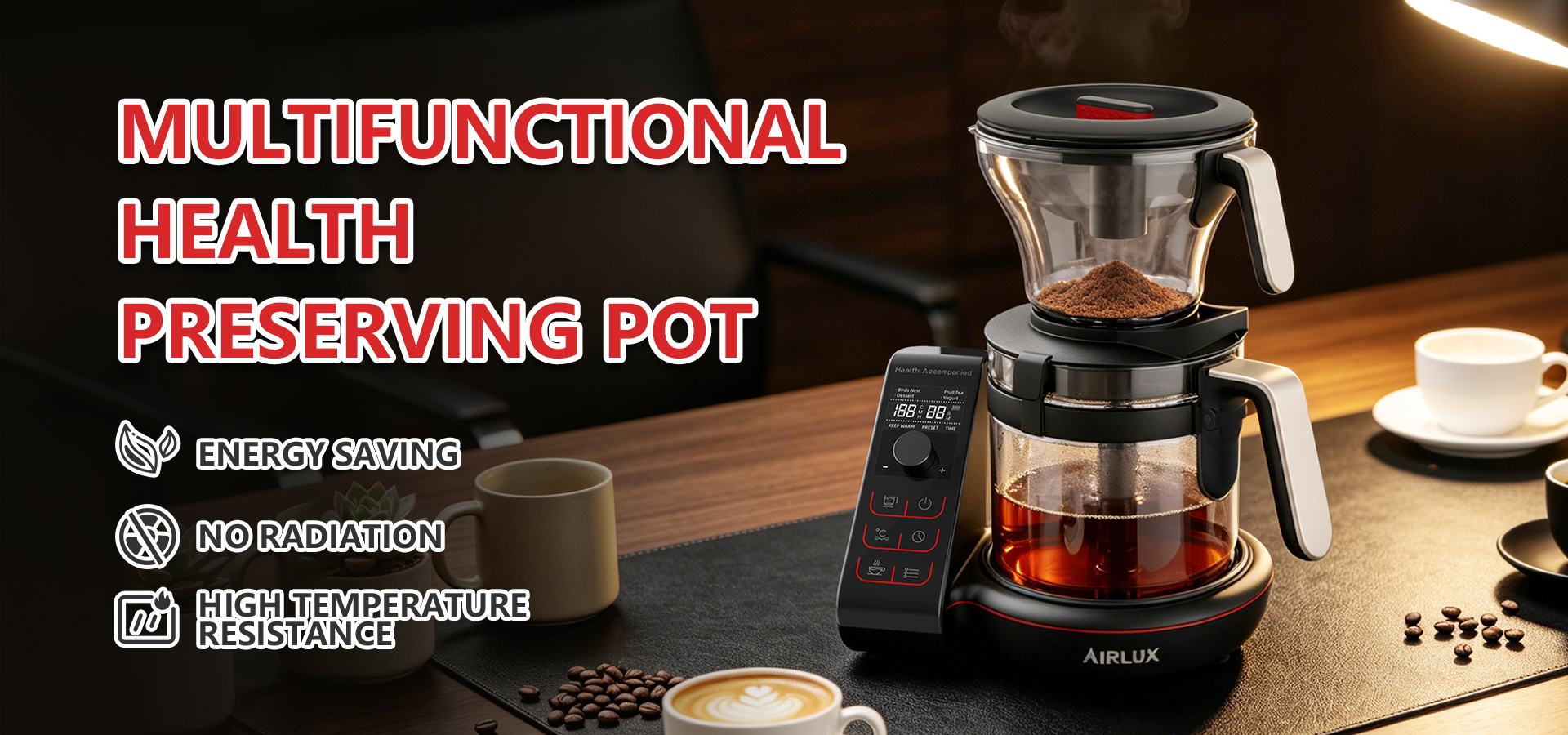 Airlux Multifunctional Health Preserving Pot
